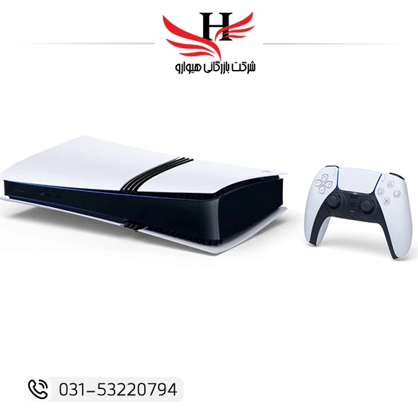 کنسول بازی سونی PlayStation 5 Slim Digital همراه با دسته اضافه و پایه شارژر | نمایندگی هیوارو شهرضا و تهران
